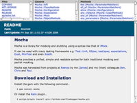 Mocha Website Screenshot
